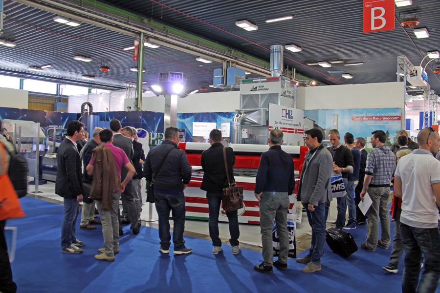 Hpm machines at “Lamiera 2014” exhibition in Bologna